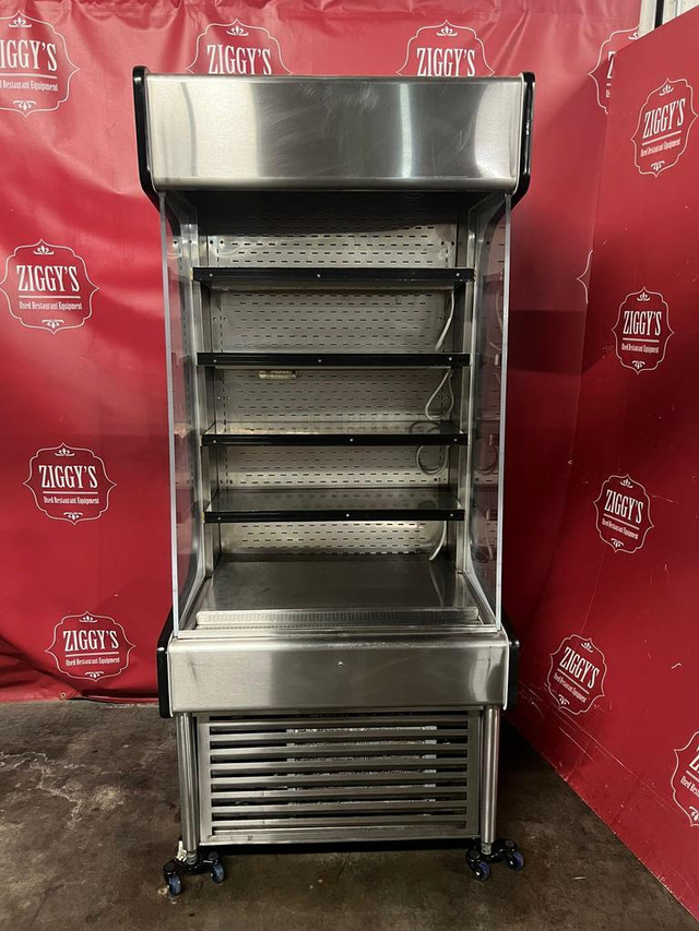 36” QBD open grab and go fridge cooler like new for only $2695 ! MADE IN CANADA ! Can ship ! in Industrial Kitchen Supplies - Image 2