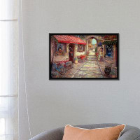 East Urban Home Bar Du Marche by Ruane Manning - Wrapped Canvas Print