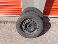 2 Firemax FM805+  Winter Tires on Rims 5 Bolt 4 Inch * 185 65R16 88T * $60.00 for 2 * M+S / Winter Tires ( used tires