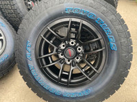 2023 Toyota 4Runner / Tacoma Black TRD wheels and Toyo tires