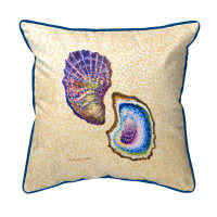 East Urban Home Two Oysters Indoor/Outdoor Pillow
