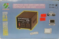 GOLDSOURCE ST-300W VOLTAGE CONVERTER 220/240V TO/FROM 110/120V, 300 WATTS - NEW $39.99