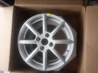 BRAND NEW NEVER MOUNTED FORD  FIESTA FACTORY OEM  16 INCH ALLOY WHEEL SET OF   FOUR WITH CENTER CAPS