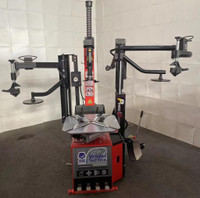 NEW AUTOMATIC TIRE CHANGER DOUBLE ASSIST ARM & AIR BLAST INFLATION FT800