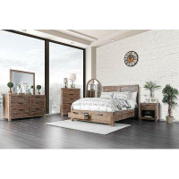 Gracie Oaks Atia Upholstered Storage Standard Bed