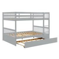 Harriet Bee Full Over Full Bunk Bed With Trundle