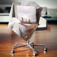 Made in Canada - East Urban Home Landscape Monument Valley Panorama Pillow
