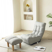 Trule Modern Design Adjustable head and waist,lounge chair rotatable sofa chair