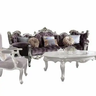 Sed98 This sofa collection brings the influence of European antiques to life with traditional carvin...