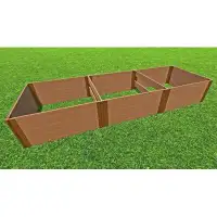 Frame It All 4' x 12' Wood Raised Garden Bed