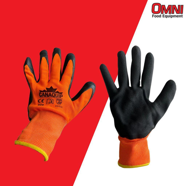 BRAND NEW - WORK GLOVES - POLYESTER NITRILE COATED GLOVES, POLYESTER LATEX COATED GLOVES, COTTON GLOVES in Industrial Kitchen Supplies in City of Toronto