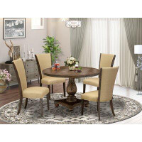 Wildon Home® Amberlie Acacia Solid Wood Dining Set