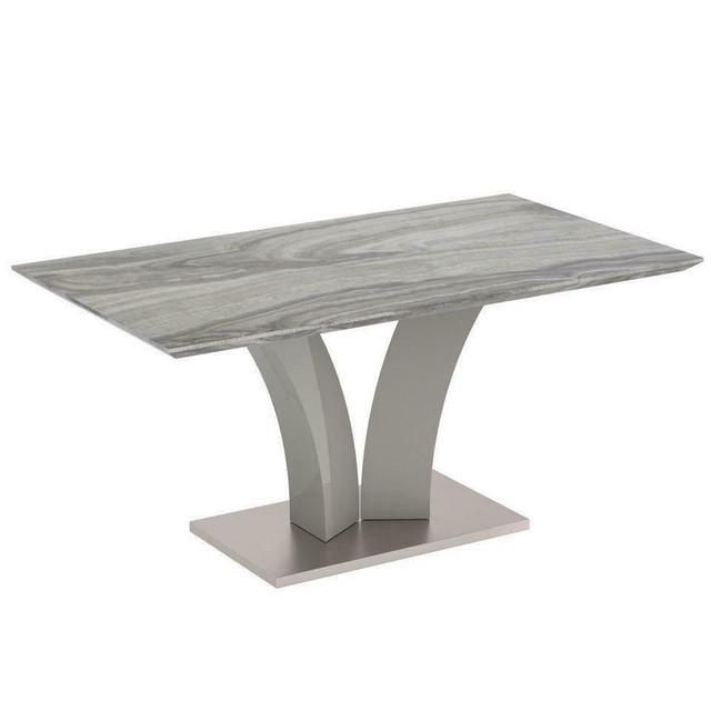 March Madness!! Beautiful, Contemporary Marble look Dining Table on Promotion in Dining Tables & Sets in Edmonton Area - Image 2
