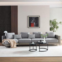 Ebern Designs Alun 2 - Piece Upholstered Corner Sectional
