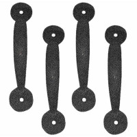 The Renovators Supply Inc. Door or Drawer Wrought Iron Bean Pull Plate
