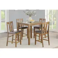 Red Barrel Studio 5Pc Dining Set Table And 4 Side Chairs Upholstered Seat Kitchen Dining Furniture Set, Kitchen Table Se