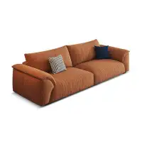 Crafts Design Trade 102.36" Grey Velvet Modular Sofa cushion couch