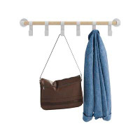 Safco Products Company Resi Coat Wall Rack 6 Hooks