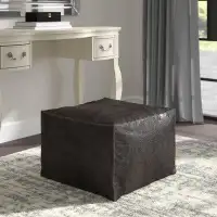 Made in Canada - 17 Stories 23" Wide Square Pouf Ottoman