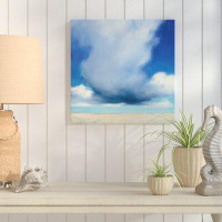 Made in Canada - Highland Dunes 'Beach Clouds I' Acrylic Painting Print on Canvas