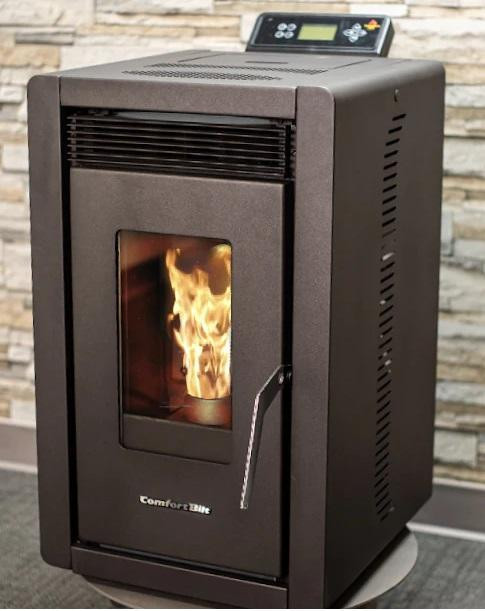 Alpine Pellet Stove, 25 Lb Hopper, Heating up to 1500 SquFt max BTU/Hr of 26,224,  efficiency of 81% Comfortbilt CSA/EPA in Fireplace & Firewood - Image 2