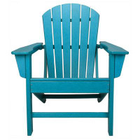 Leisure Classics Leisure Classics UV Protected Indoor Outdoor Adirondack Patio Chair, Turquoise
