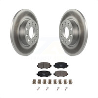 Rear Coated Disc Brake Rotors And Ceramic Pads Kit For Jeep Renegade Fiat 500X KGT-101945