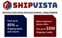Save your time and money on Shipping. Try Shipvista.com