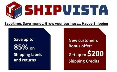 With ShipVista.com, you can save up to 85% on shipping labels compared to Canada Post and UPS. Also,...