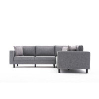 East Urban Home Centreville Upholstered Sectional