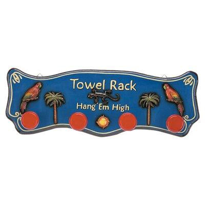 Bay Isle Home™ Raphael Hang'em High Tropical Towel Rack in Patio & Garden Furniture