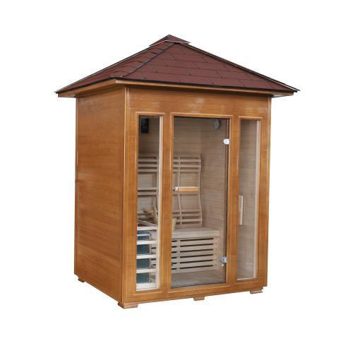 Waverly 61x51 - 3-person outdoor traditional sauna, Roof Dimensions: 73x63 in Hot Tubs & Pools - Image 2