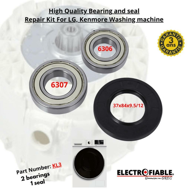 KL3 Bearing kit for LG washer repair in Washers & Dryers
