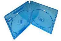 BLURAY 12MM DOUBLE BLUE CASE WITH SLEEVE 100PKS - 46859