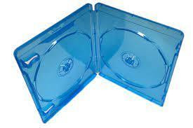 BLURAY 12MM DOUBLE BLUE CASE WITH SLEEVE 100PKS - 46859 in CDs, DVDs & Blu-ray