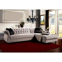 Hokku Designs Hartmann 122" Wide Right Hand Facing Sofa & Chaise