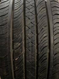 4 pneus dété P215/60R16 95T Continental ProContact TX 32.5% dusure, mesure 5-6-7-6/32