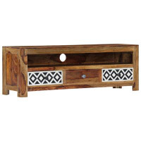 Loon Peak Alifonso Solid Wood TV Stand for TVs up to 49"