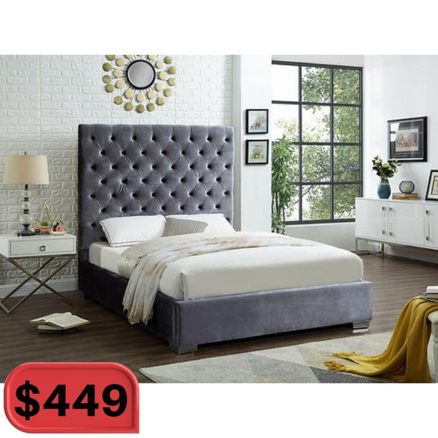 White Modern Bedroom Set Sale !! in Beds & Mattresses in Hamilton - Image 4