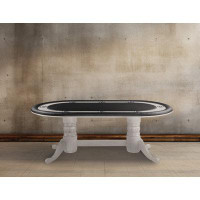 RAM Game Room 84 Texas Holdem Poker Game Table and Dining Table