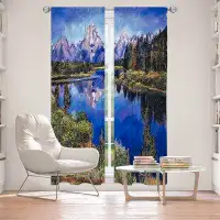 East Urban Home Lined Window Curtains 2-Panel Set For Window From East Urban Home By David Lloyd Glover - Mystery Lake