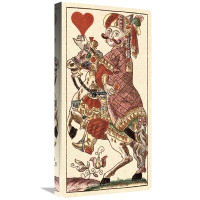 East Urban Home Knight of Hearts Bauern Hochzeit Deck by Andreas Benedictus Gi_bl - Wrapped Canvas Print