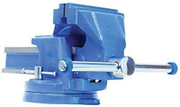 Firm Grip® 6-Inch Steel Bench Vise with Swivel Base