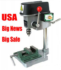 Used 220V Mini Table Electric Drill Press 0.6-10mm Drill Press Power Tools 210017