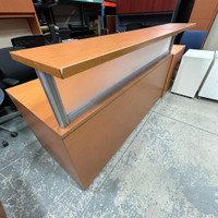 L-Shape Reception Desk in Good Condition-Call us now!