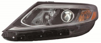 Head Lamp Driver Side Kia Sorento 2014-2015 Halogen Without Led Accent With Auto Lx Model High Quality , KI2502164