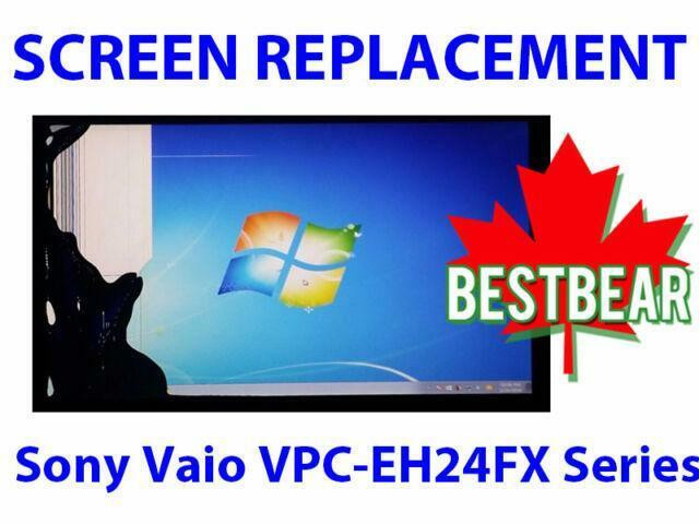 Screen Replacment for Sony Vaio VPC-EH24FX Series Laptop in System Components in Markham / York Region