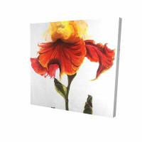 Charlton Home 'Blossoming Lily Flower' Oil Painting Print on Wrapped Canvas
