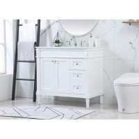 Canora Grey Calbe 36" Single Bathroom Vanity Set