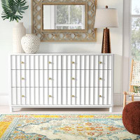 Mistana™ Frasher 6 Drawer 61" W Wood Standard Dresser/Chest